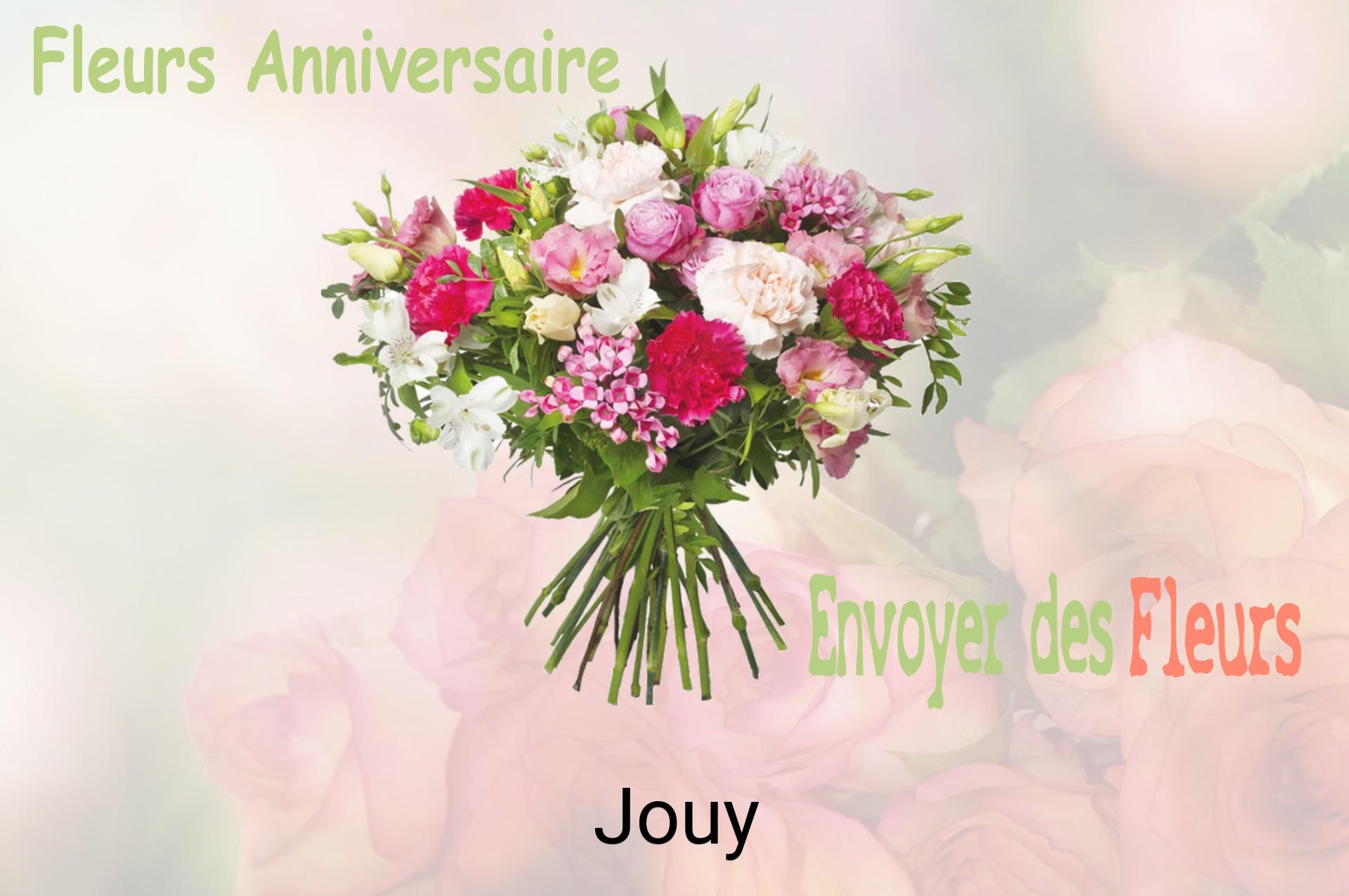 Bouquet de fleurs d’anniversaire livré à Jouy